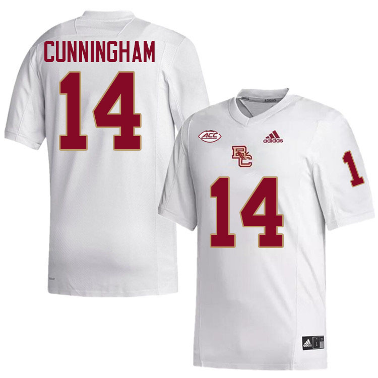 Ashton Cunningham Jersey,#14 Ashton Cunningham Boston College Eagles Football Jersey,Uniforms-White Ashton Cunningham Jersey,#14 Ashton Cunningham Boston College Eagles Football Jersey,Uniforms-White